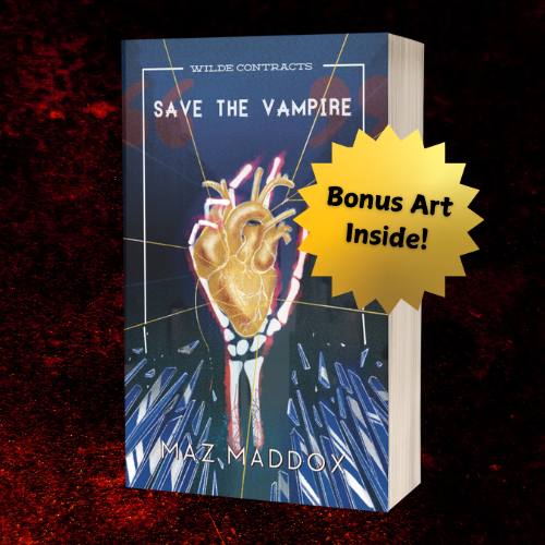 Save the Vampire w/ Art (Wilde Contracts #3) Signed Paperback (PRE-ORDER)