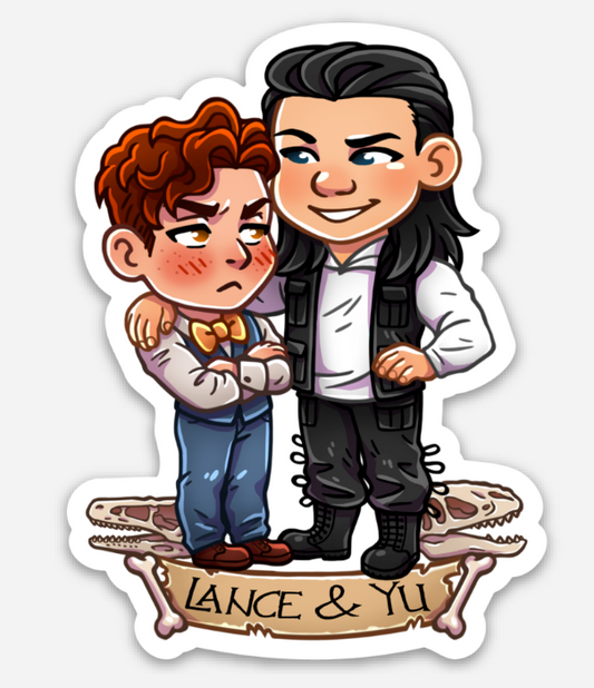 Yu & Lance Sticker